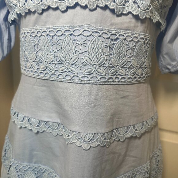 Karlie Size Large Sky Blue Dress NWT - Picture 11 of 16